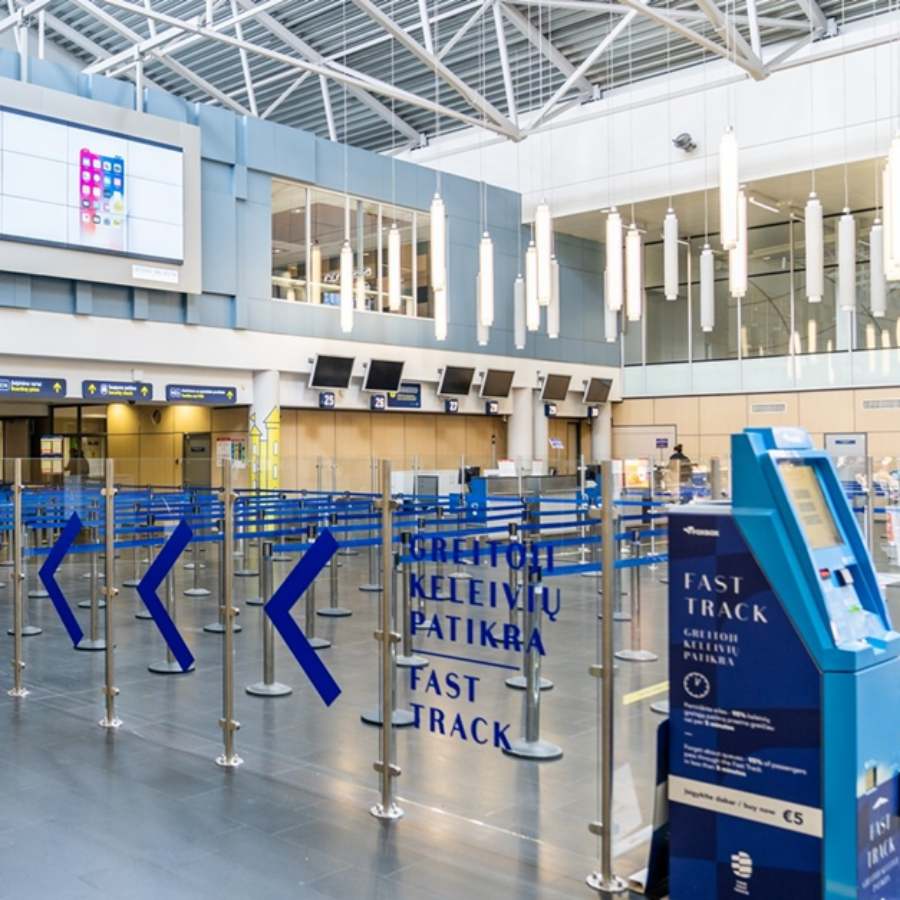 Fast Track point at the Airport of Vilnius